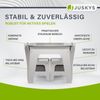 Juskys 'Milou' Kindersitzgruppe - Set mit 2 Stühlen & 1 Tisch, mit Stauraum, Holz, Grau Bild 4
