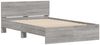 vidaXL Bettgestell mit Kopfteil Grau Sonoma 120x190 cm 3207516 Bild 4