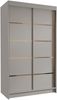 Kleiderschrank mit Goldverzierung Nurvota IV mit zwei Schwebetüren (Farbe: Cashmere) Bild 2