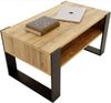 CraftPAK Wohnzimmertisch Wohnzimmer Tisch KARO92 Couchtisch 53T x 92B x 45H cm Bild 4