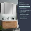 FACKELMANN MILANO LED Spiegelschrank 110 cm breit, Braun hell Bild 2