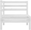 vidaXL 5-tlg. Garten-Lounge-Set Weiß Kiefer Massivholz 3082398 Bild 4