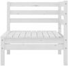 vidaXL 5-tlg. Garten-Lounge-Set Weiß Kiefer Massivholz 3082398 Bild 5