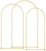 vidaXL Hochzeitsbogen 3 pcs Gold Stahl 42023038 Bild 2