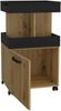 Barschrank >Hydra< in Artisan Eiche - 50,2x88,5x41,1cm (BxHxT) Bild 5