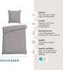 Schiesser Bettwäscheset Molly - Musselin - 2-teilig - 155 x 220 cm - Grau Bild 2