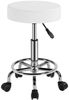 Yaheetech Drehhocker Barhocker Höhenverstellbarer Barstuhl mit Rollen, 50,5 cm – 65 cm H Arbeitshocker mit Drehbarer Sitzfläche Bild 4