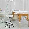 Yaheetech Drehhocker Barhocker Höhenverstellbarer Barstuhl mit Rollen, 50,5 cm – 65 cm H Arbeitshocker mit Drehbarer Sitzfläche Bild 2
