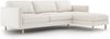 Micadoni Ecksofa Eden 4-Sitzer Rechts Samt Beige Bild 2