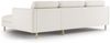 Micadoni Ecksofa Eden 4-Sitzer Rechts Samt Beige Bild 3