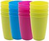 TSB Werk Becher Set Campingbecher Trinkbecher Becher, 16-tlg, Picknickgeschirr, Reisebecher, Kunststoff, Set Bild 1