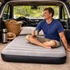 Avenli Luftmatratze Luftbett Camping für 1 Person grau 191 x 99 x 25 cm Twin-Size, (aufblasbar Ideal als Reisebett oder Isomatte, 1-St, für Indoor und Outdoor mit beflockter Oberfläche), Campingmatratze ohne Pumpe Bild 3