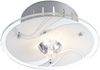 2er Set Deckenlampe aus Spiegelglas und lackiertem Metall Bild 4