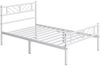 Yaheetech Metallbett Bettgestell 90x190/90x200/140x200cm, Minimalistischer Bettrahmen mit Kopfteil Gästebett mit Lattenrost Bild 2