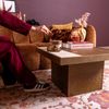 Bronx71 Couchtisch Java 70x70 cm Eiche dunkel Bild 3