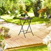 Runder Gartentisch in Rattan-Optik Bild 2