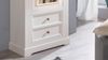Vitrine 1 GLORA Schrank Kiefer massiv weiß gewachst Eiche Landhaus Bild 4