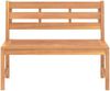 vidaXL Gartenbank 114 cm Massivholz Teak 316634 Bild 3