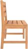 vidaXL Gartenbank 114 cm Massivholz Teak 316634 Bild 4