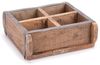 DESIGN DELIGHTS Truhe HOLZ ZIEGELFORM "BRICK", Altholz, Vintage Holzziegelform, Dekobox Bild 4