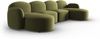 Micadoni Panorama Sofa Blair 6-Sitzer Samtstoff Hellgrün Bild 2