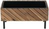 Pflanzkasten HWC-P87, Blumen-/Pflanzkübel Blumenkasten, In-/Outdoor Akazie Holz FSC®-zertifiziert 36 x 62 x 22 cm ~ hellbraun Bild 5