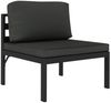 vidaXL 9-tlg. Garten-Lounge-Set mit Kissen Aluminium Anthrazit 3107799 Bild 5