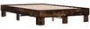 vidaXL Bettgestell Räuchereiche 140x190 cm Holzwerkstoff und Metall 845899 Bild 3