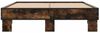 vidaXL Bettgestell Räuchereiche 140x190 cm Holzwerkstoff und Metall 845899 Bild 4