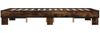 vidaXL Bettgestell Räuchereiche 140x190 cm Holzwerkstoff und Metall 845899 Bild 5