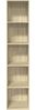 vidaXL Bücherregal Sonoma-Eiche 40x30x189 cm Holzwerkstoff 857887 Bild 4