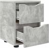 vidaXL Nachttisch Beton Grau 30,5 x 30 x 43 cm Holzwerkstoff 888803 Bild 5