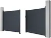 Vente-unique - NAZARIO Eingangstor Metall Grau - B 4,6 cm x H 161 cm x L 392 cm Bild 4