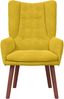 vidaXL Sessel Gelb 63 x 67 x 94 cm Samt 42001821 Bild 4