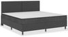 vidaXL Boxspring-Bettgestell Grau Stoff 200x200 cm 287467 Bild 2