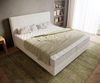 Boxspringbett Dream-Well 180x200 cm Bouclé Creme-Weiß mit Matratze und Topper Bild 4