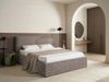 Bett mit Stauraum Stoff LAGARDE 180 x 200 cm Taupe Bild 3