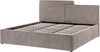 Bett mit Stauraum Stoff LAGARDE 180 x 200 cm Taupe Bild 4