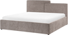 Bett mit Stauraum Stoff LAGARDE 180 x 200 cm Taupe Bild 5