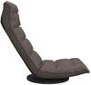 vidaXL Bodenstuhl Drehbar Taupe Stoff 336583 Bild 4