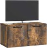 vidaXL Wandmontierter TV-Schrank Geräucherte Eiche 59,5 x 31 x 30 cm 899050 Bild 2