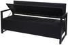 Mendler 'HWC-F39' 3er Sitzbank mit Staufach, Poly-Rattan, Anthrazit/Grau Bild 4