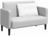 vidaXL Rückenkissen Weiß 80 x 19 x 50 cm Stoff 42014712 Bild 3