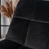 Bronx71 Samt Sessel Eevi schwarz drehbar Bild 5