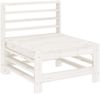 vidaXL 5-tlg. Garten-Lounge-Set Weiß Massivholz Kiefer 3186551 Bild 4