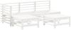 vidaXL 5-tlg. Garten-Lounge-Set Weiß Massivholz Kiefer 3186551 Bild 2
