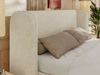 Polsterbett Bett mit Holzlattenrost Schlafzimmer Bett Doppelbett gepolstertes Kopfteil - EMORA CLASSIC - 160x200 cm - Creme Strukture Bild 4