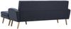 vidaXL Sofa in L-Form Stoffbezug 186 x 136 x 79 cm Dunkelgrau 246996 Bild 5