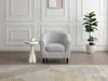 Vente-unique - CRISTOBAL Sessel Stoff Grau - B 71 cm x H 76 cm x L 78 cm Bild 5