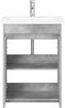 vidaXL Badezimmermöbel-Set Betongrau 61 x 40 x 84,5 cm Holzwerkstoff 3404277 Bild 3